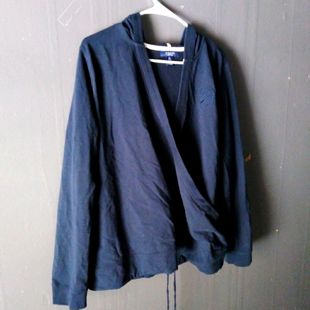 Nwot Chaps stretchy navy blue sweatshirt XL